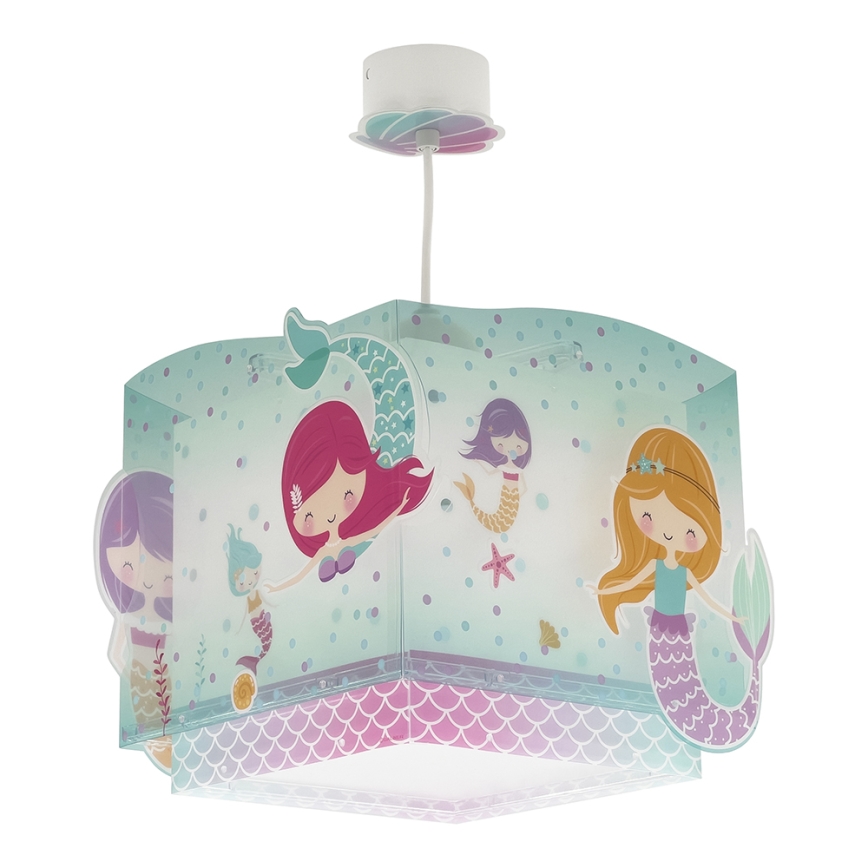 Dalber 63442 - Children's chandelier MERMAIDS 1xE27/60W/230V