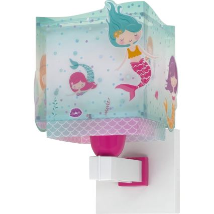 Dalber 63449 - Children's wall light MERMAIDS 1xE27/60W/230V