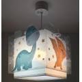 Dalber 63452 - BABY DINOS Children's Ceiling Light 1xE27/15W/230V Multicolored