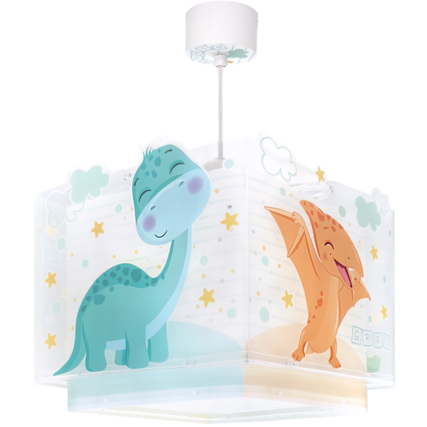 Dalber 63452 - BABY DINOS Children's Ceiling Light 1xE27/15W/230V Multicolored