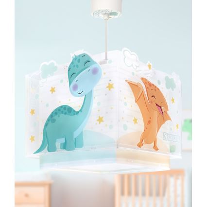 Dalber 63452 - BABY DINOS Children's Ceiling Light 1xE27/15W/230V Multicolored
