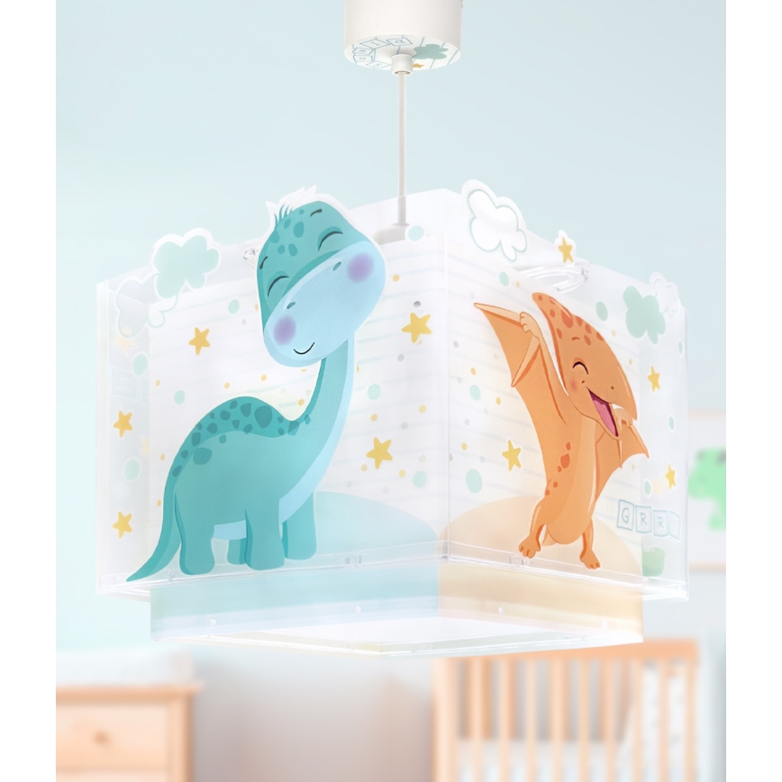 Dalber 63452 - BABY DINOS Children's Ceiling Light 1xE27/15W/230V Multicolored
