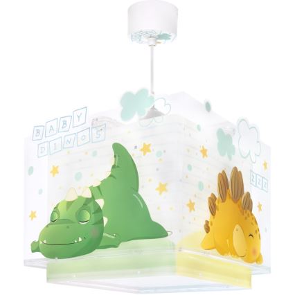 Dalber 63452 - BABY DINOS Children's Ceiling Light 1xE27/15W/230V Multicolored