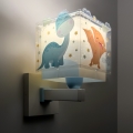 Dalber 63459 - BABY DINOS Children's Wall Lamp 1x E27/15W/230V, Multicolored