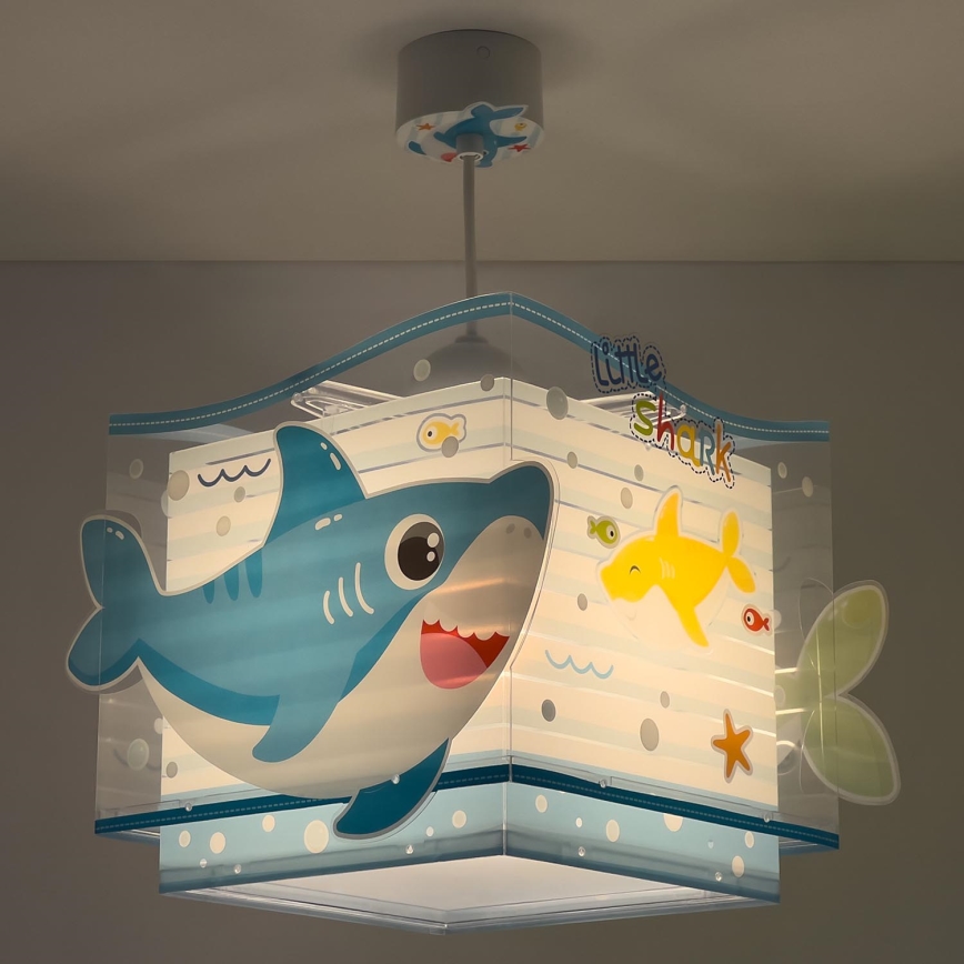 Dalber 63472 - Children's chandelier BABY SHARK 1xE27/60W/230V