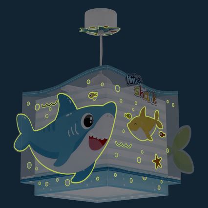 Dalber 63472 - Children's chandelier BABY SHARK 1xE27/60W/230V