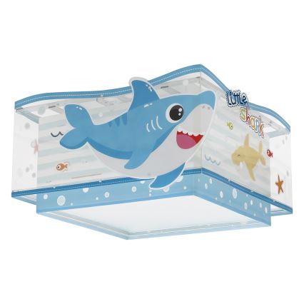 Dalber 63476 - Children's ceiling light BABY SHARK 2xE27/60W/230V