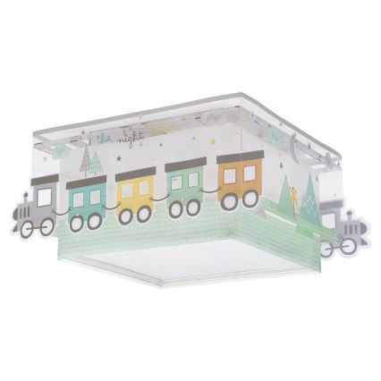 Dalber 63536 - Children's ceiling light TRAIN 2xE27/60W/230V
