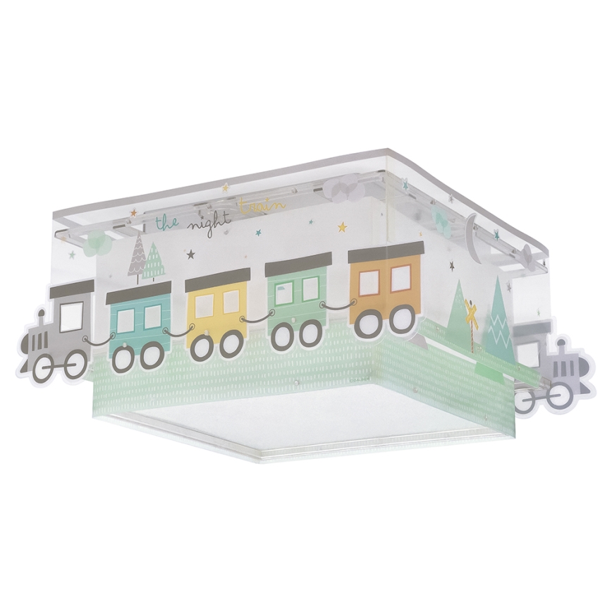 Dalber 63536 - Children's ceiling light TRAIN 2xE27/60W/230V