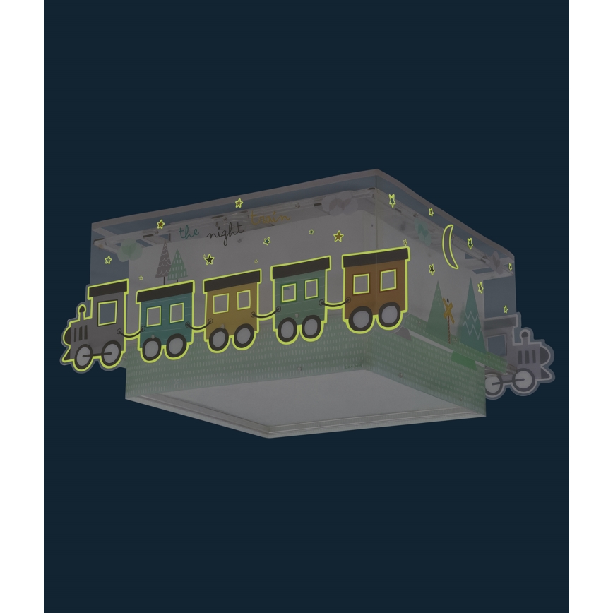 Dalber 63536 - Children's ceiling light TRAIN 2xE27/60W/230V