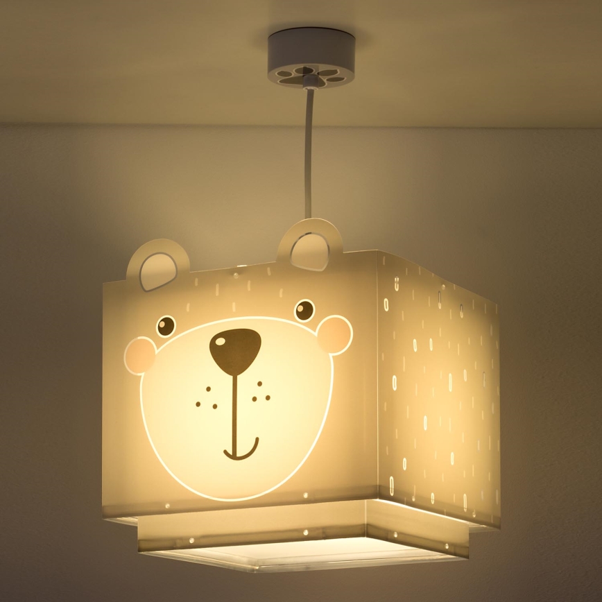 Dalber 64572 - Children chandelier LITTLE TEDDY 1xE27/60W/230V