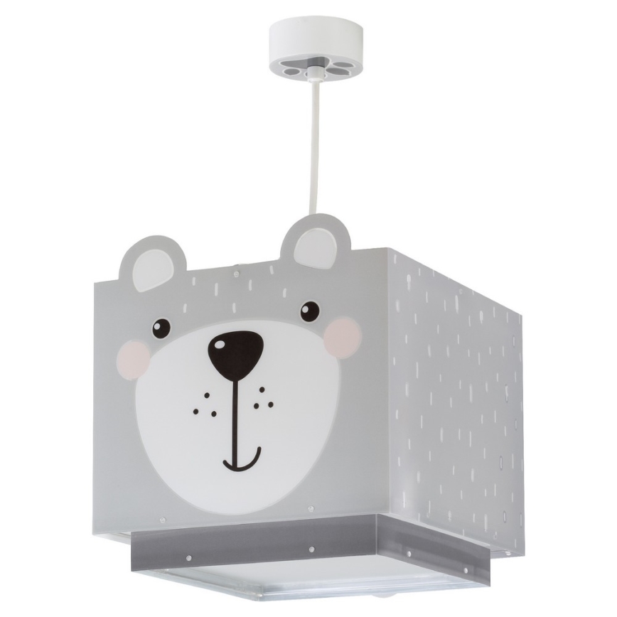 Dalber 64572 - Children chandelier LITTLE TEDDY 1xE27/60W/230V