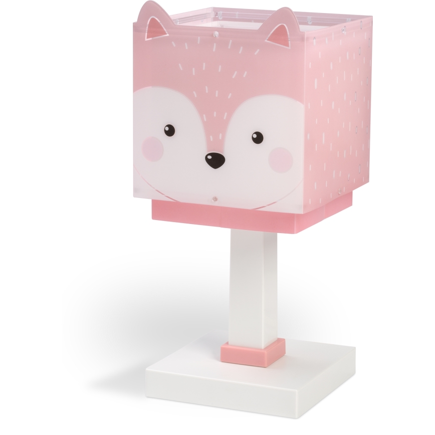 Dalber 64581N - LED Kids' Bedside Lamp LITTLE FOX 1xG4/4W/230V pink