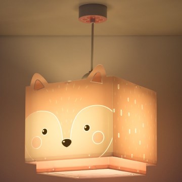 Dalber 64582 - Children chandelier LITTLE FOX 1xE27/60W/230V