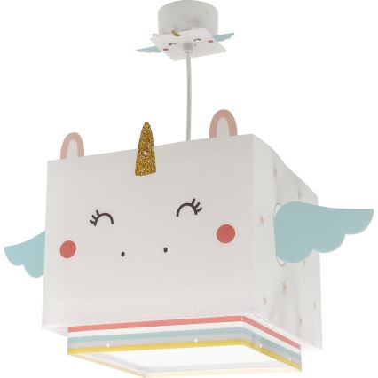 Dalber 64592 - Children's chandelier LITTLE UNICORN 1xE27/15W/230V