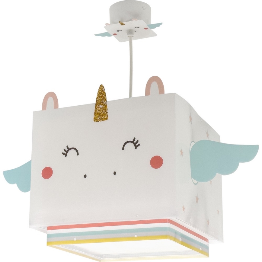 Dalber 64592 - Children's chandelier LITTLE UNICORN 1xE27/15W/230V