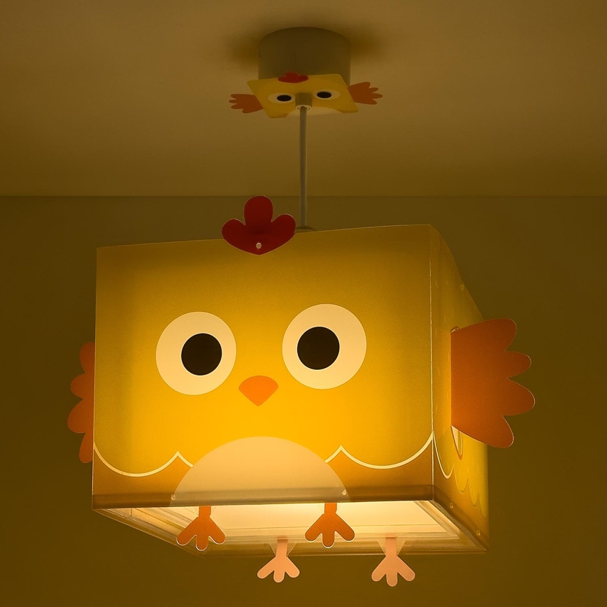 Dalber 64642 - Children's chandelier LITTLE CHICKEN 1xE27/15W/230V