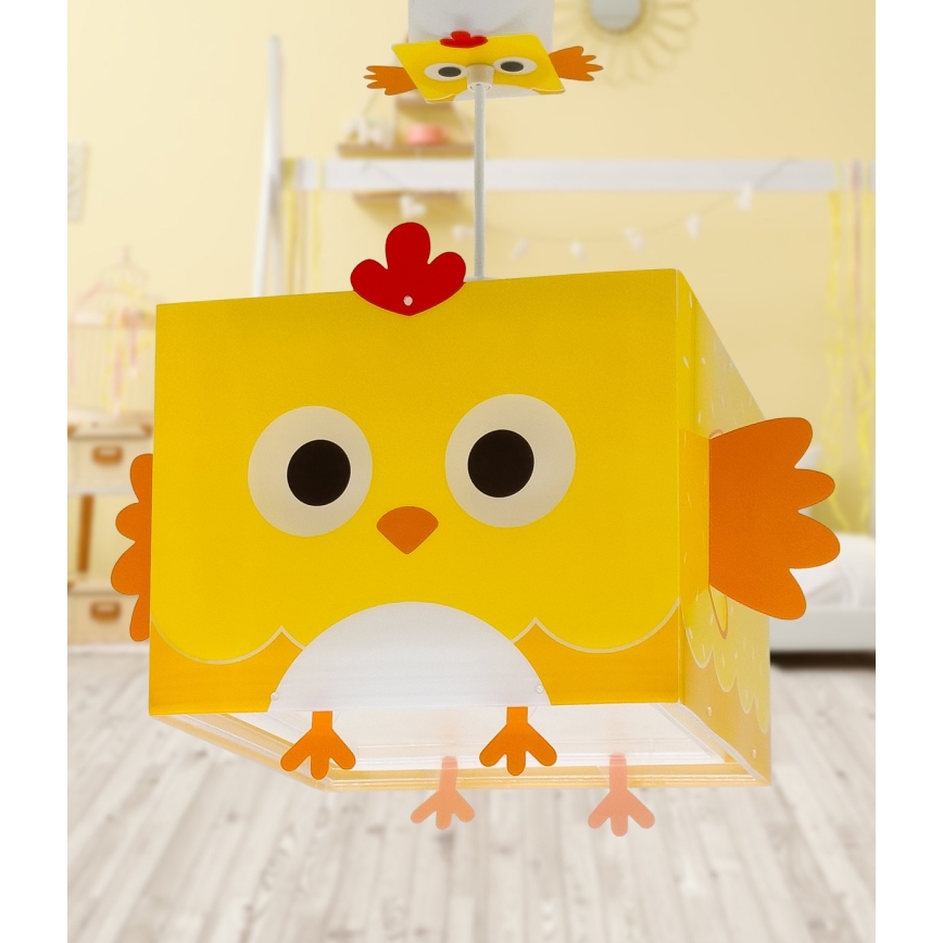 Dalber 64642 - Children's chandelier LITTLE CHICKEN 1xE27/15W/230V