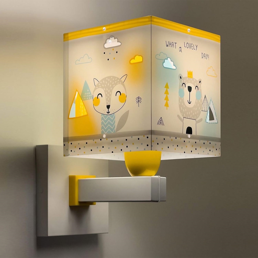 Dalber 73249 - Children's wall light HELLO LITTLE 1xE27/60W/230V