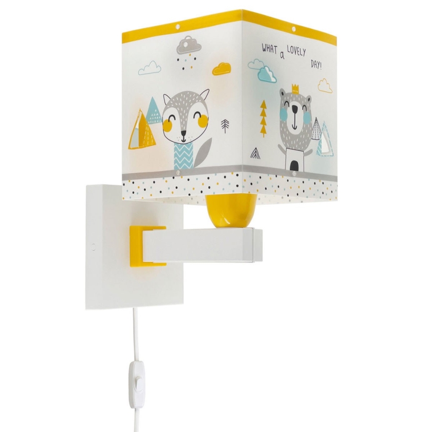 Dalber 73249 - Children's wall light HELLO LITTLE 1xE27/60W/230V
