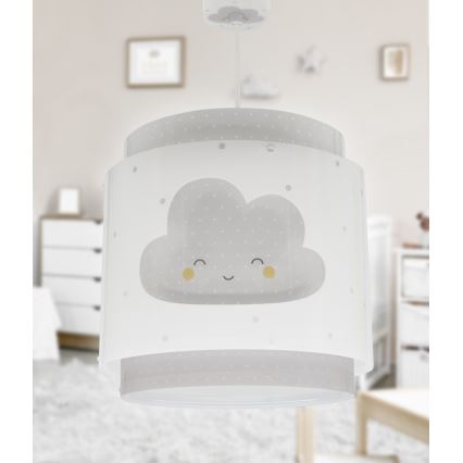Dalber 76012E - Children's chandelier BABY DREAMS 1xE27/15W/230V grey