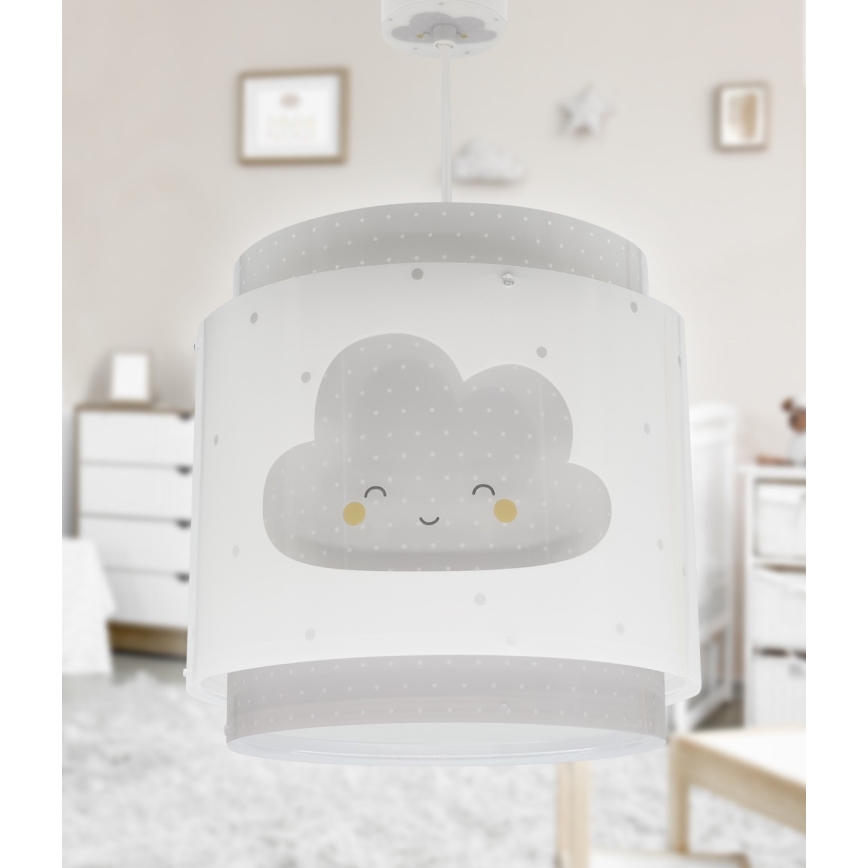 Dalber 76012E - Children's chandelier BABY DREAMS 1xE27/15W/230V grey