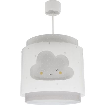 Dalber 76012E - Children's chandelier BABY DREAMS 1xE27/15W/230V grey