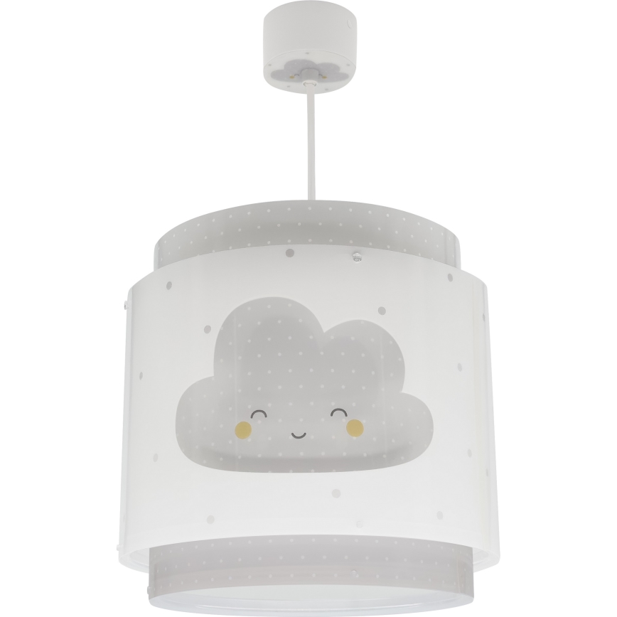 Dalber 76012E - Children's chandelier BABY DREAMS 1xE27/15W/230V grey