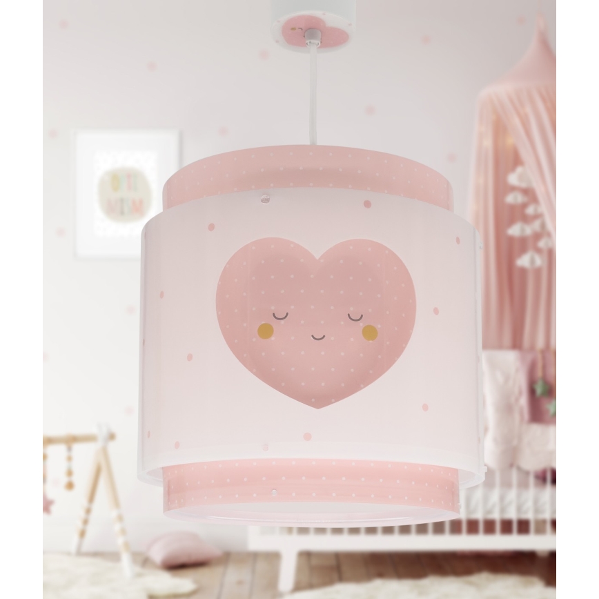 Dalber 76012S - Children's chandelier BABY DREAMS 1xE27/15W/230V pink