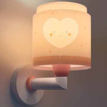 Dalber 76019S - Children's wall light BABY DREAMS 1xE27/15W/230V pink