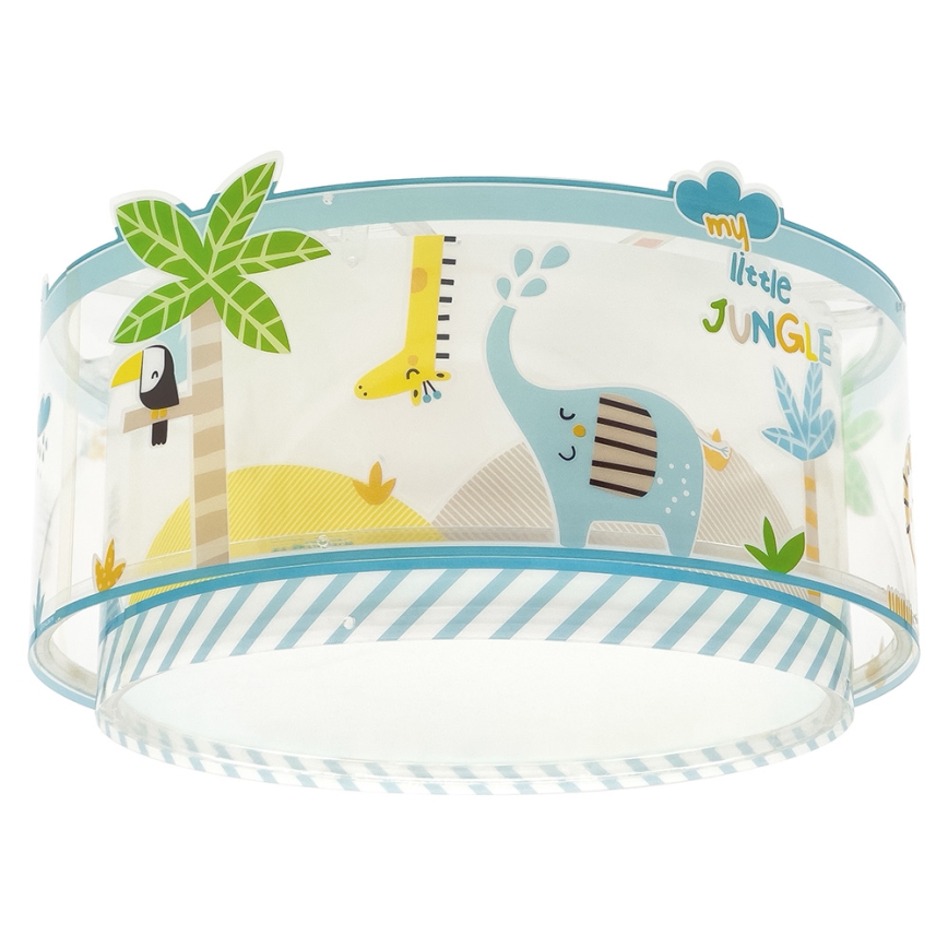 Dalber 76116 - Children's ceiling light JUNGLE 2xE27/15W/230V