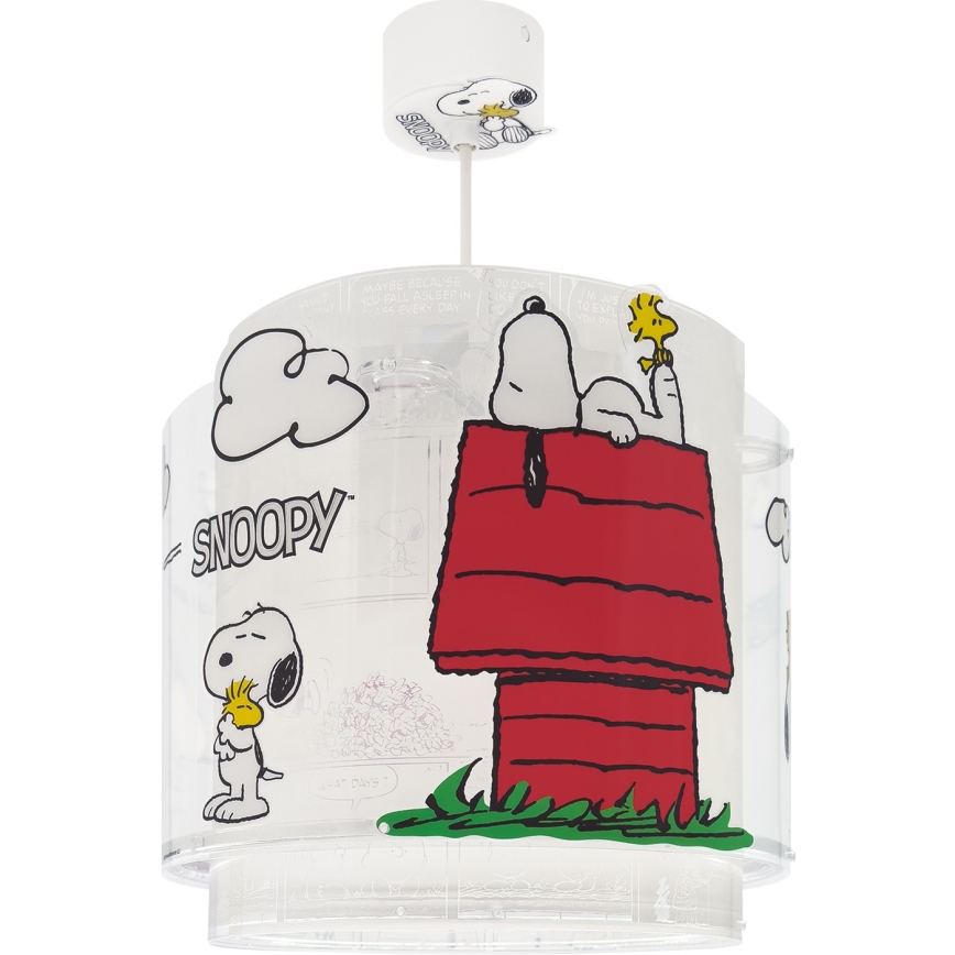 Dalber 76302 - Kids' ceiling light SNOOPY 1xE27/15W/230V white/red