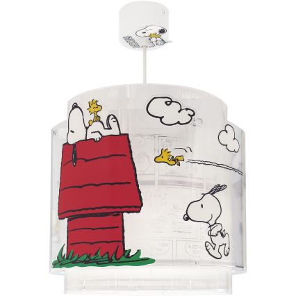 Dalber 76302 - Kids' ceiling light SNOOPY 1xE27/15W/230V white/red