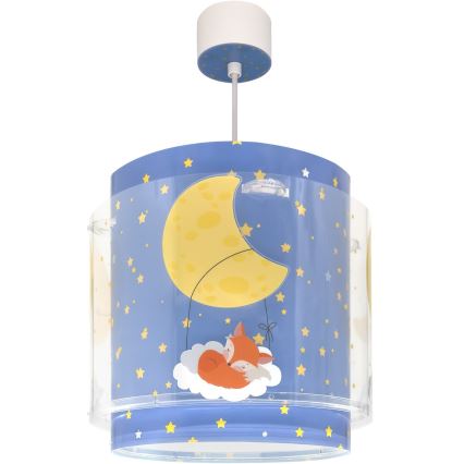 Dalber 76632 - MOON DREAMS Children's ceiling light 1xE27/15W/230V Blue