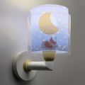 Dalber 76639 - Kids' Wall Lamp MOON DREAMS 1xE27/15W/230V Blue