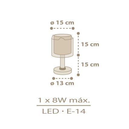 Dalber 76871 - Children's small lamp BABY CHICK 1xE14/8W/230V