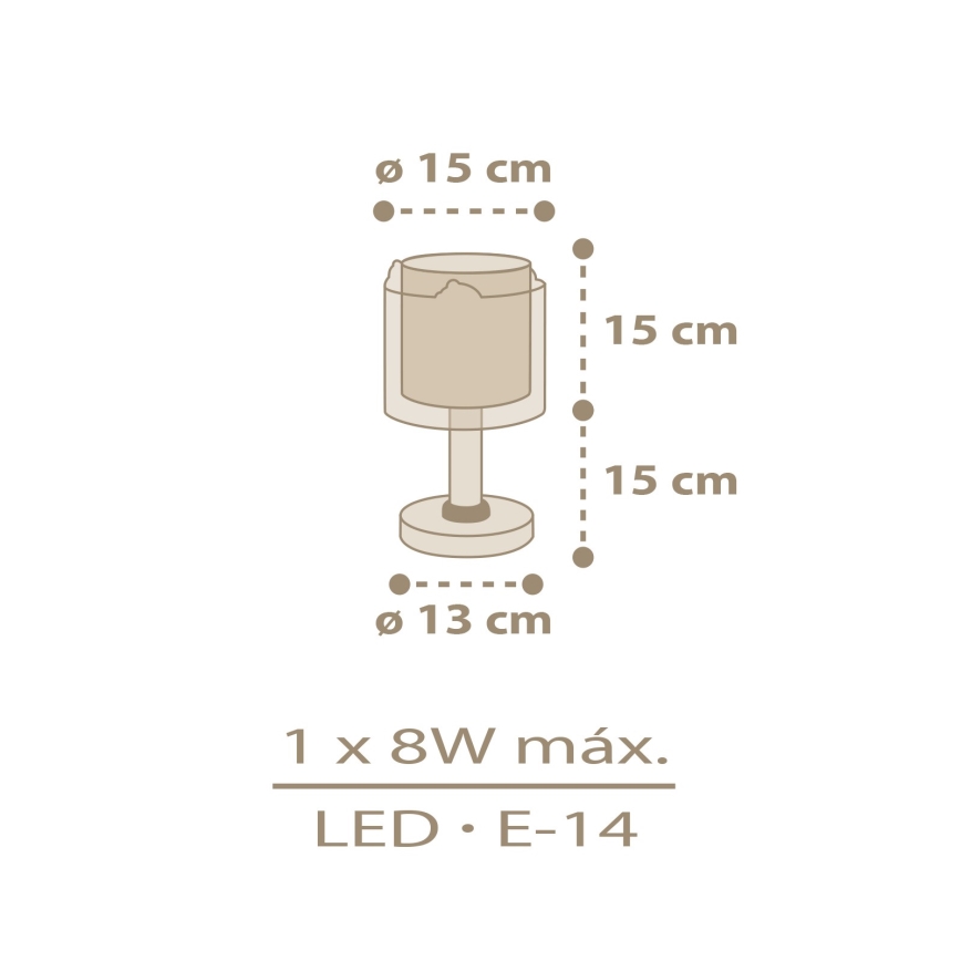Dalber 76871 - Children's small lamp BABY CHICK 1xE14/8W/230V