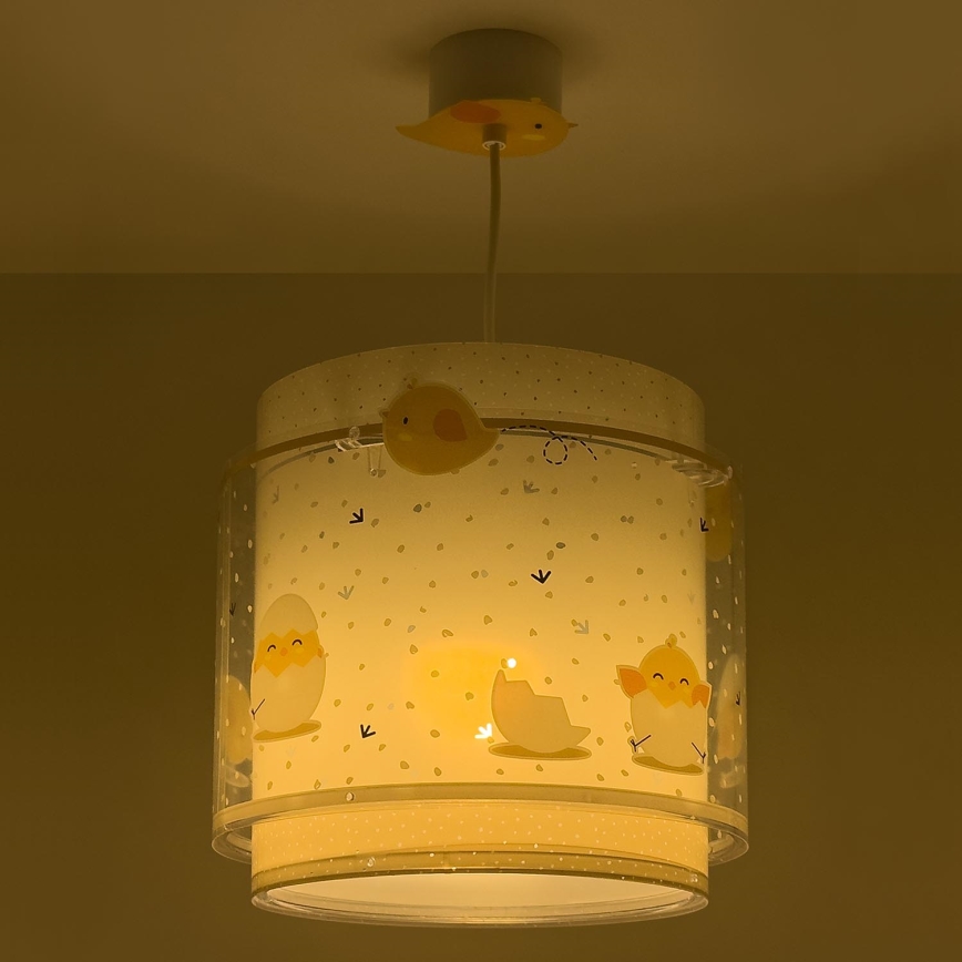 Dalber 76872 - Children's chandelier BABY CHICK 1xE27/15W/230V