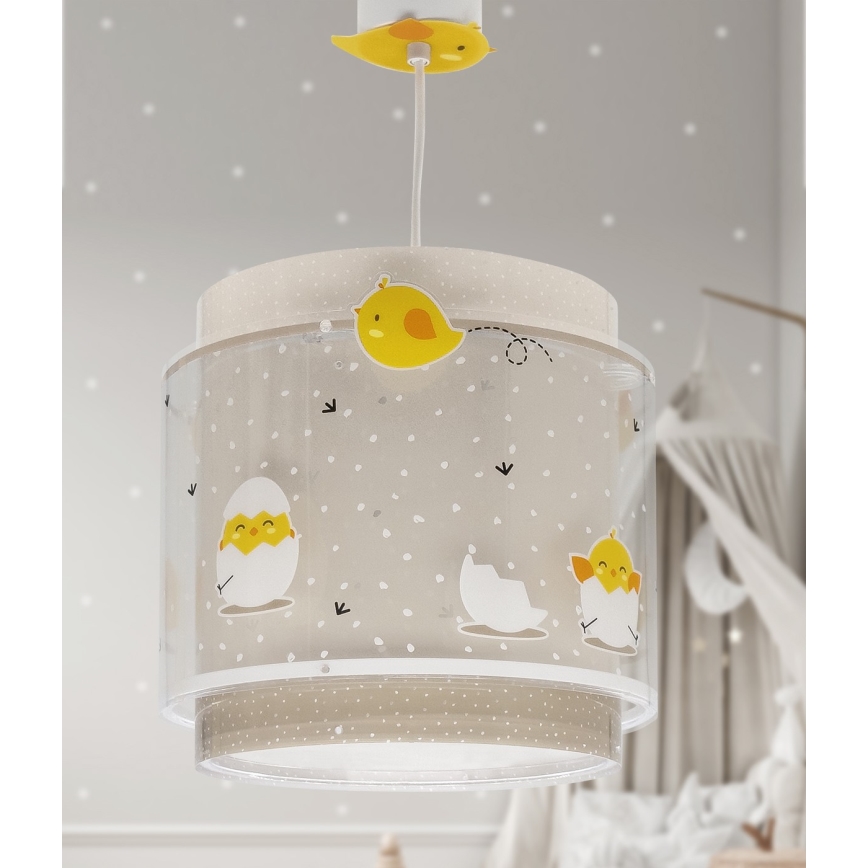 Dalber 76872 - Children's chandelier BABY CHICK 1xE27/15W/230V