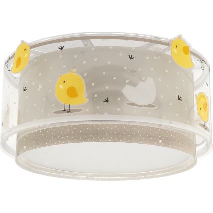 Dalber 76876 - Children's ceiling light BABY CHICK 2xE27/15W/230V