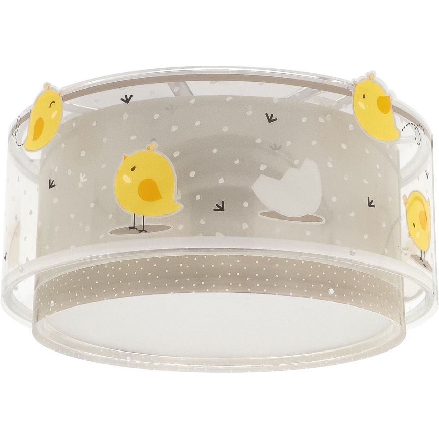 Dalber 76876 - Children's ceiling light BABY CHICK 2xE27/15W/230V