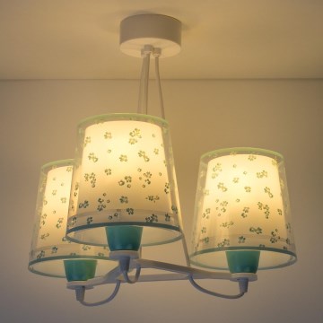 Dalber 81177H - Children chandelier DREAM FLOWERS 3xE27/60W/230V