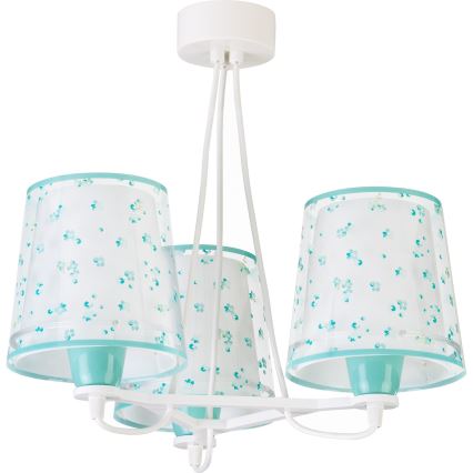Dalber 81177H - Children chandelier DREAM FLOWERS 3xE27/60W/230V