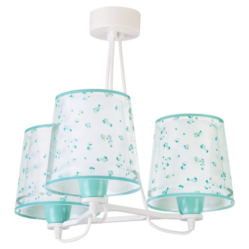 Dalber 81177H - Children chandelier DREAM FLOWERS 3xE27/60W/230V