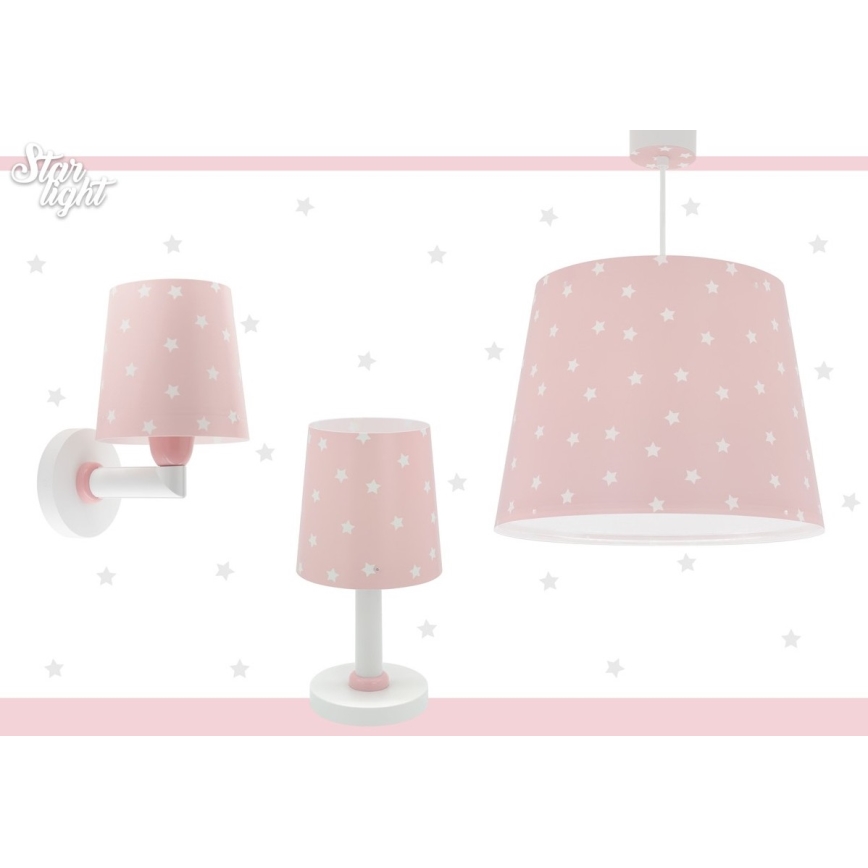 Dalber 82211S - Children's lamp STAR LIGHT 1xE14/40W/230V pink