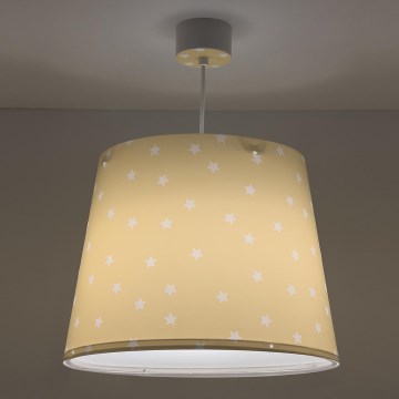 Dalber 82212A - Children's chandelier STAR LIGHT 1xE27/60W/230V yellow