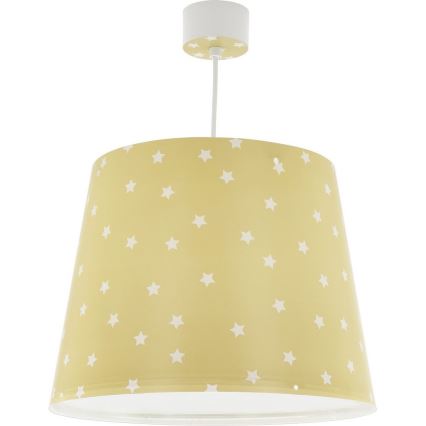 Dalber 82212A - Children's chandelier STAR LIGHT 1xE27/60W/230V yellow