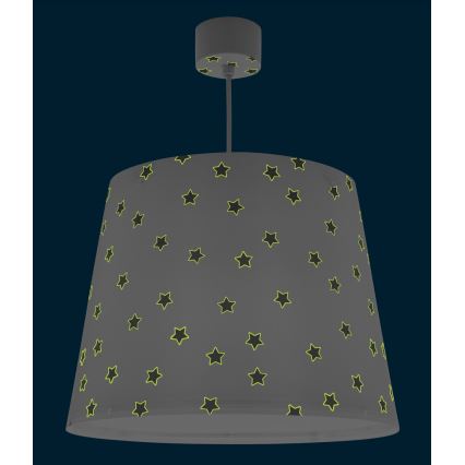 Dalber 82212B - Children's chandelier STAR LIGHT 1xE27/60W/230V white