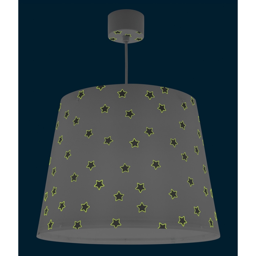 Dalber 82212B - Children's chandelier STAR LIGHT 1xE27/60W/230V white