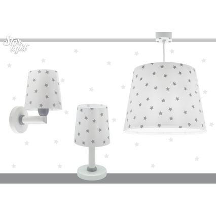 Dalber 82212B - Children's chandelier STAR LIGHT 1xE27/60W/230V white